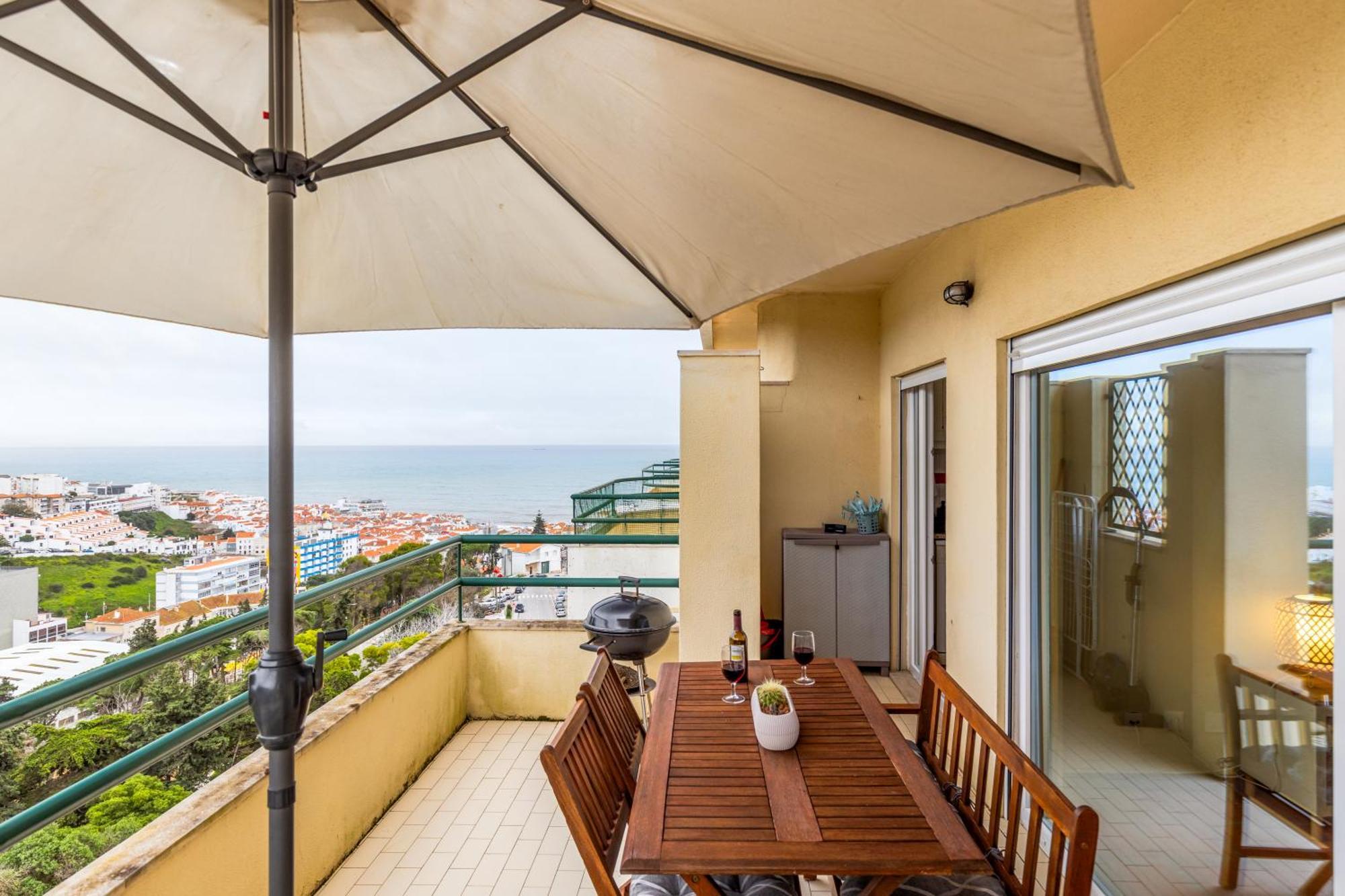 Apartament Casa Do Mar - Sea View - Wifi - Barbecue Sesimbra Zewnętrze zdjęcie